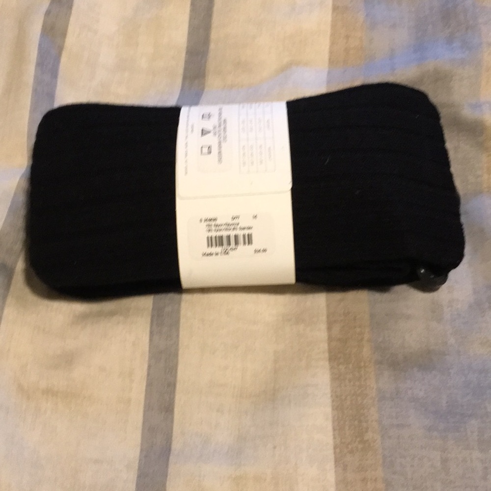 LOFT TIGHTS Sweater Ribbed Black    Size M - Picture 3 of 7